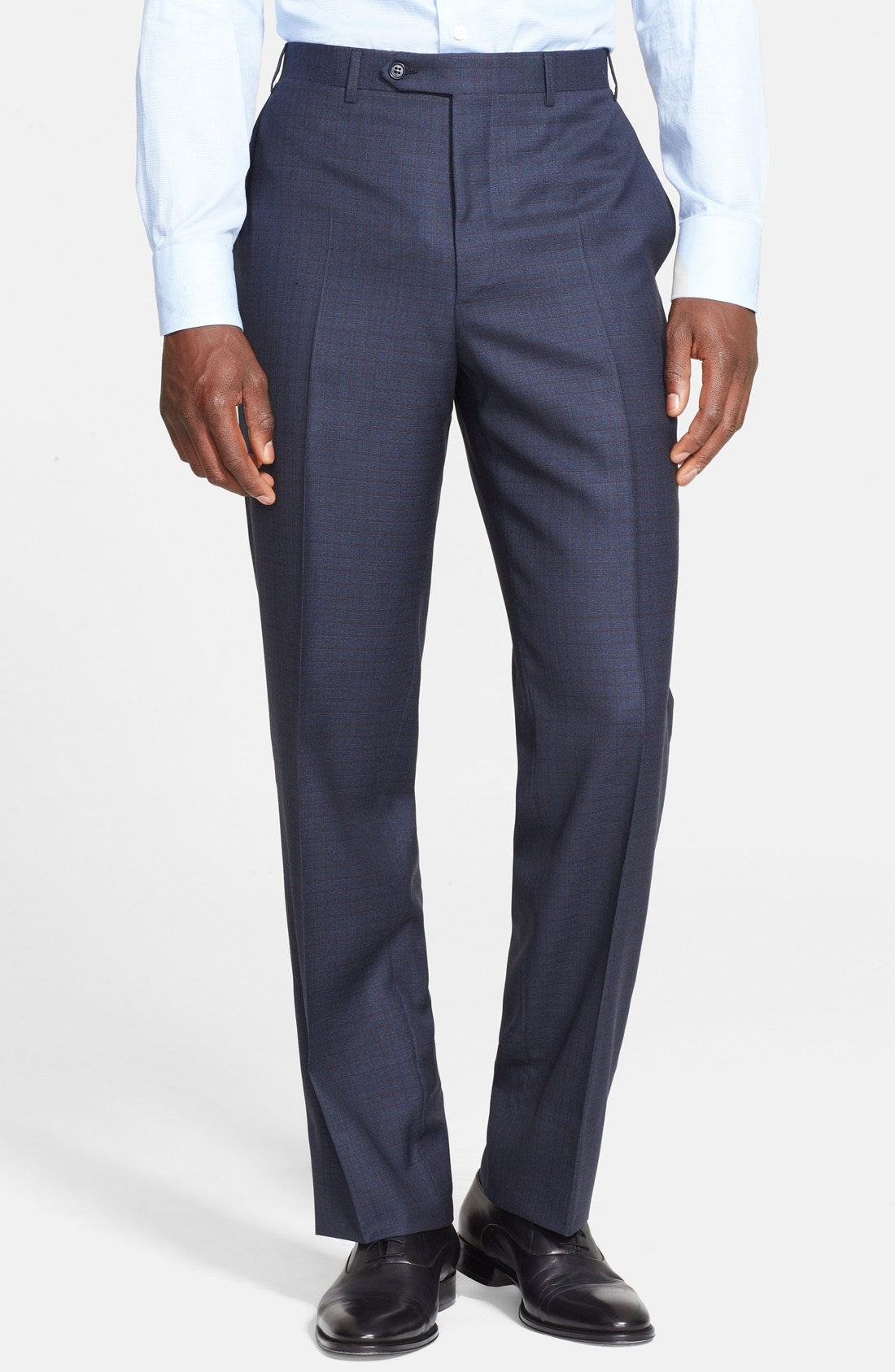 Classic Fit Three-Piece Check Suit